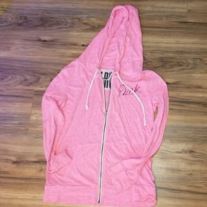 Pink Zip up hoodie